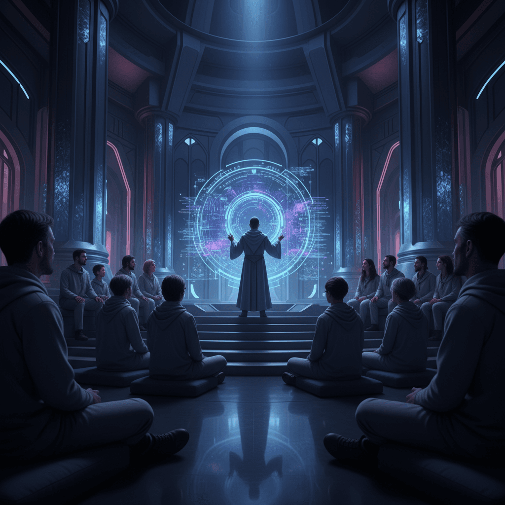Incontro della comunità nel Tempio delle Stelle